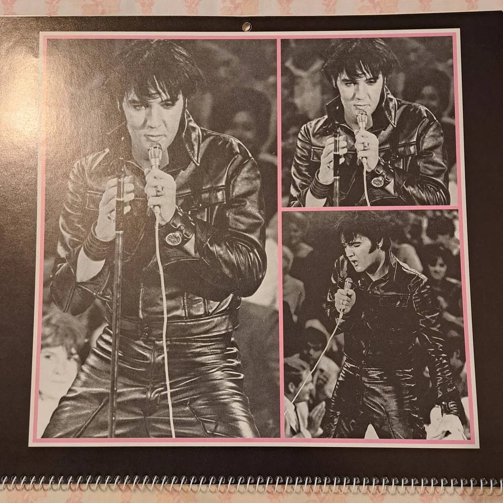 Vintage 1990 Elvis Calendar VGC